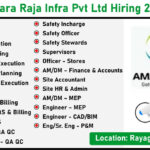 Amara Raja Infra Pvt Ltd Hiring 2025