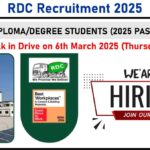 RDC Recruitment 2025