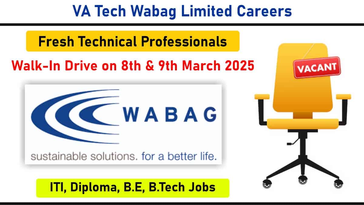 VA Tech Wabag Limited Careers