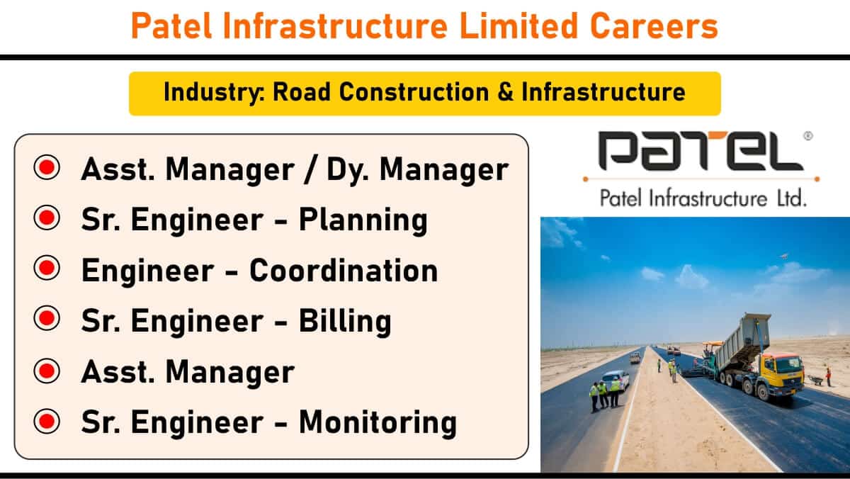 Patel Infrastructure Limited Careers