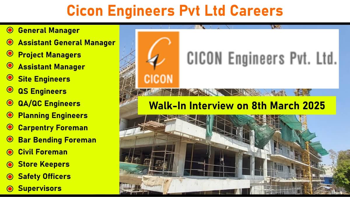 Cicon Engineers Pvt Ltd Careers