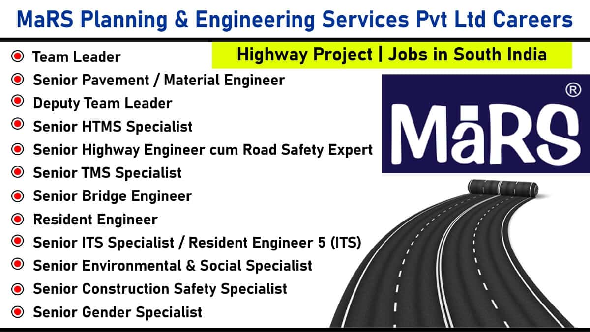 MaRS Planning & Engineering Services Pvt Ltd Careers