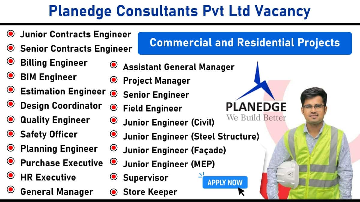 Planedge Consultants Pvt Ltd Vacancy