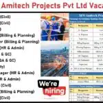 M/S Amitech Projects Pvt Ltd Vacancy