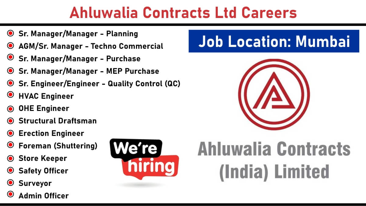 Ahluwalia Contracts Ltd Careers