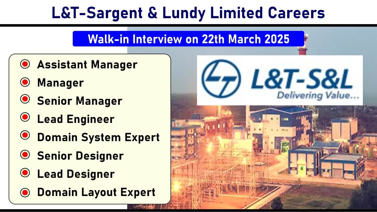 L&T-Sargent & Lundy Limited Careers