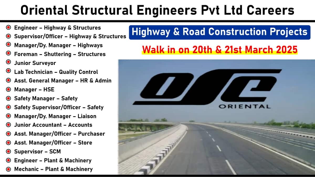 Oriental Structural Engineers Pvt Ltd Careers