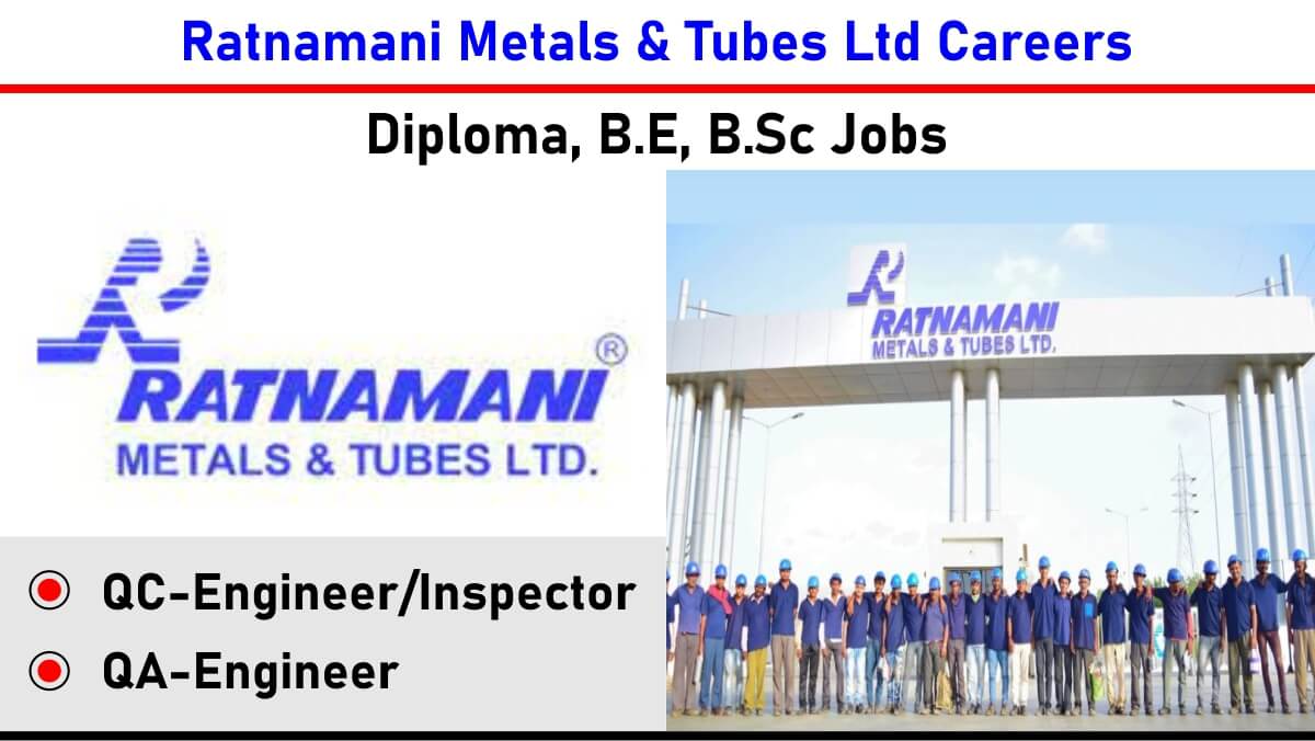 Ratnamani Metals & Tubes Ltd Careers