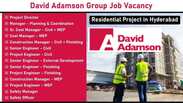 David Adamson Group Job Vacancy