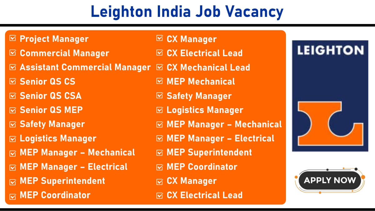 Leighton India Job Vacancy