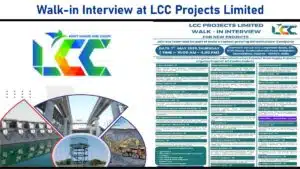 Walk-in Interview at LCC Projects Limited – Hiring for New Solar Infrastructure Projects | Walk-in Interview On 1st May 2025