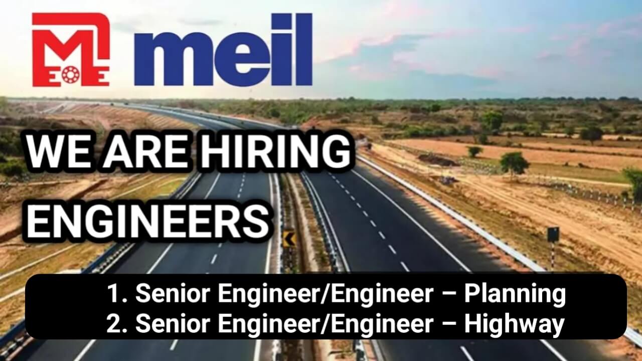 Megha Engineering & Infrastructure Ltd Recruitment 2025 | Construction Jobs In Andhra Pradesh/Telangana