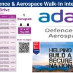 Adani Defence & Aerospace Walk-In Drive 2025 | Dates: 10th & 11th May 2025 | For Graduate/Diploma – Mechanical