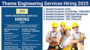 Theme Engineering Services Recruitment 2025 | Railway Project Jobs