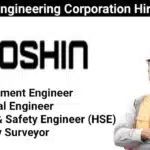 Yooshin Engineering Corporation Vacancy 2025 | For Embankment Engineer, Electrical Engineer, Health & Safety Engineer And Quantity Surveyor