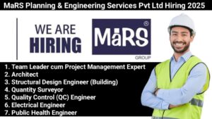 MaRS Planning & Engineering Services Pvt Ltd | Construction Jobs
