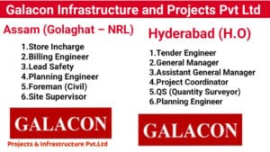 Galacon Infrastructure and Projects Pvt Ltd | Diploma, Degree Job
