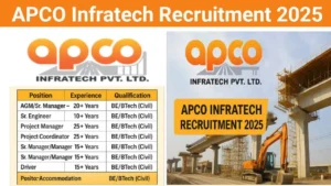 APCO Infratech New Vacancy 2025 | Highway Project Manager Jobs | Bridge Construction Careers