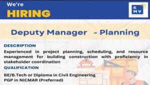 KMV Projects Limited Recruitment | Diploma, BE, B.tech and Degree
