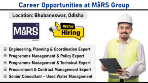 Career Opportunities at MåRS Group – Apply Now for Engineering & Program Management Roles in Odisha