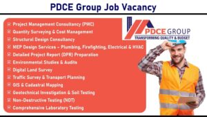 PDCE Group Job Vacancy – One Stop for Project, Design & Cost Excellence