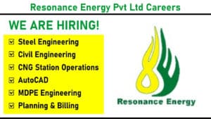 Resonance Energy Pvt Ltd Careers: Hiring for Steel Engineering, Civil Engineering, CNG Station Operations, AutoCAD & More