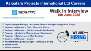 Kalpataru Projects International Ltd Careers: Industrial & High-Rise Building Projects | Pune & Delhi Jobs