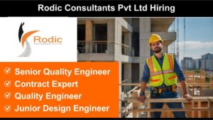 Rodic Consultants Pvt Ltd Hiring: Recruitment for Engineering Roles – Gujarat Housing Board, Ahmedabad