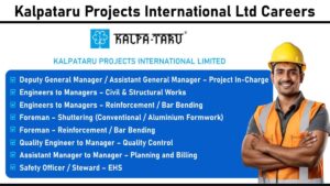 Kalpataru Projects International Ltd Careers: Hiring for Civil Engineering & Construction Roles | Walk-in Interview on 8th June 2025