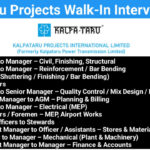 Kalpataru Projects Walk-In Interview 2025 | Industrial Project Jobs with Top EPC Company | Site Supervisor and Foreman Jobs