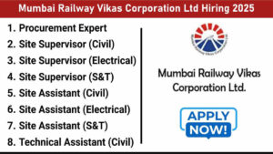 Mumbai Railway Vikas Corporation Ltd Hiring 2025 | Engineering & Supervisor Vacancies
