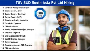 TUV SUD South Asia Pvt Ltd Hiring | GC & PSSA Roles | Civil, Electrical, Safety & More